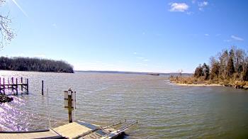 Weather camera view of Mallows Bay.