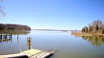 Weather camera view of Mallows Bay.