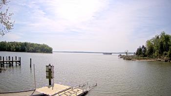 Weather camera view of Mallows Bay.