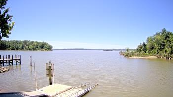 Weather camera view of Mallows Bay.