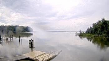 Weather camera view of Mallows Bay.