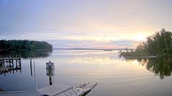 Weather camera view of Mallows Bay.