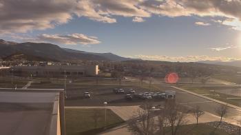 Weather camera view of Canyon View High School.
