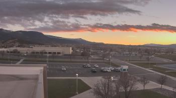 Weather camera view of Canyon View High School.