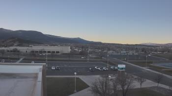 Weather camera view of Canyon View High School.