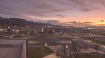 Weather camera view of Canyon View High School.