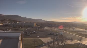 Weather camera view of Canyon View High School.