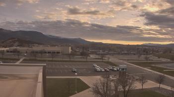 Weather camera view of Canyon View High School.