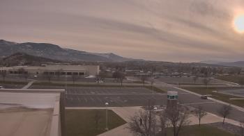 Weather camera view of Canyon View High School.
