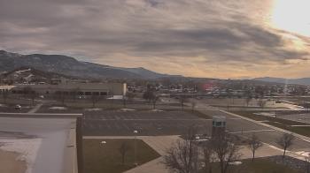 Weather camera view of Canyon View High School.