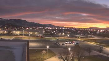 Weather camera view of Canyon View High School.