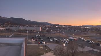 Weather camera view of Canyon View High School.