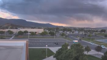 Weather camera view of Canyon View High School.