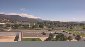 Weather camera view of Canyon View High School.