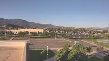 Weather camera view of Canyon View High School.