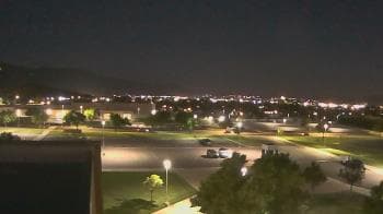 Weather camera view of Canyon View High School.