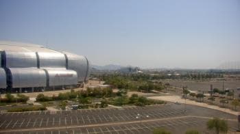 Weather camera view of City of Glendale Media Center.