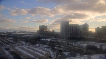 Weather camera view of Soldier Field.