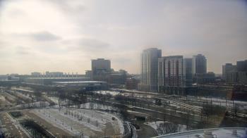 Weather camera view of Soldier Field.