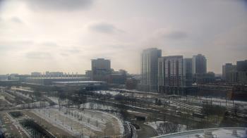 Weather camera view of Soldier Field.
