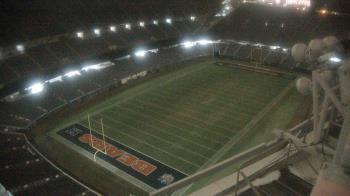 Weather camera view of Soldier Field.