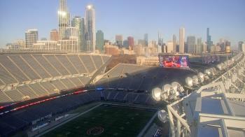 Weather camera view of Soldier Field.