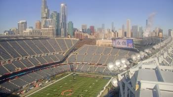 Weather camera view of Soldier Field.