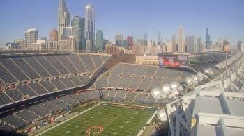 Weather camera view of Soldier Field.
