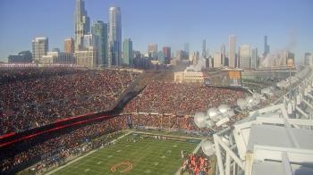 Weather camera view of Soldier Field.