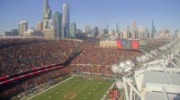 Weather camera view of Soldier Field.