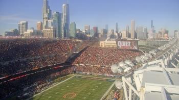Weather camera view of Soldier Field.