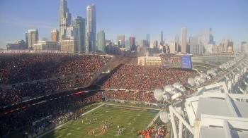 Weather camera view of Soldier Field.
