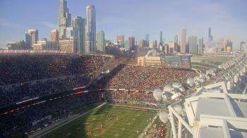 Weather camera view of Soldier Field.