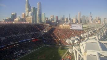 Weather camera view of Soldier Field.