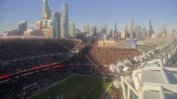 Weather camera view of Soldier Field.