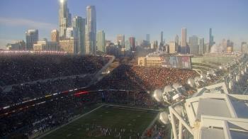 Weather camera view of Soldier Field.