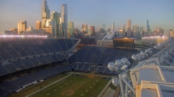 Weather camera view of Soldier Field.