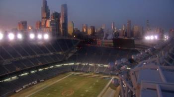 Weather camera view of Soldier Field.