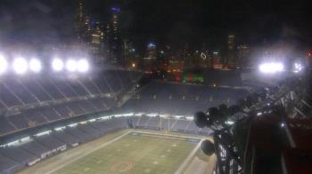 Weather camera view of Soldier Field.