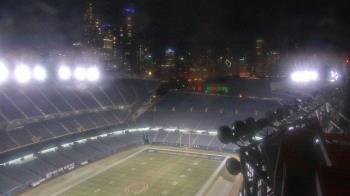 Weather camera view of Soldier Field.