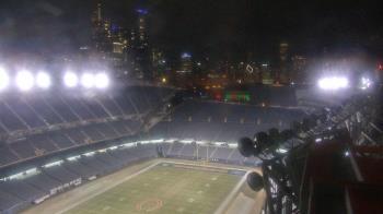 Weather camera view of Soldier Field.