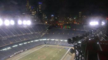 Weather camera view of Soldier Field.