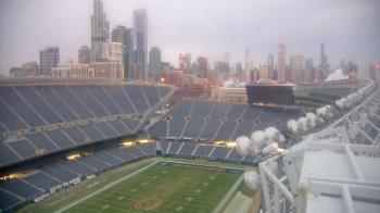 Weather camera view of Soldier Field.