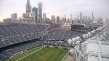 Weather camera view of Soldier Field.