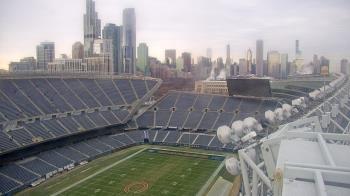 Weather camera view of Soldier Field.