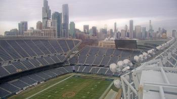 Weather camera view of Soldier Field.