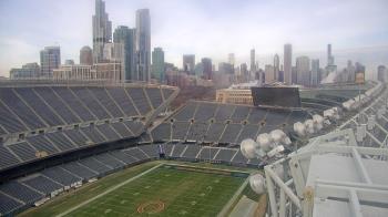 Weather camera view of Soldier Field.