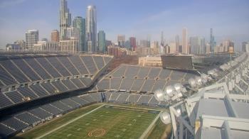 Weather camera view of Soldier Field.