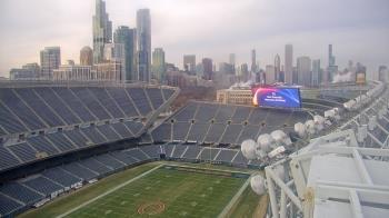 Weather camera view of Soldier Field.