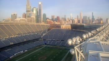 Weather camera view of Soldier Field.